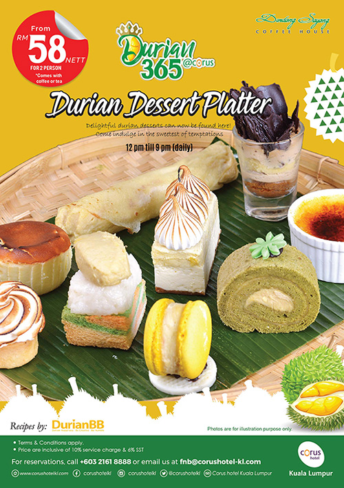 RM58<br>(5 desserts in a platter)