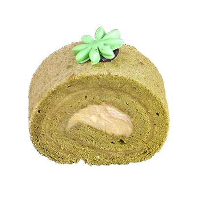 Durian Matcha Cake Roll