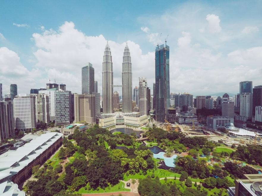 Kuala Lumpur City Centre view